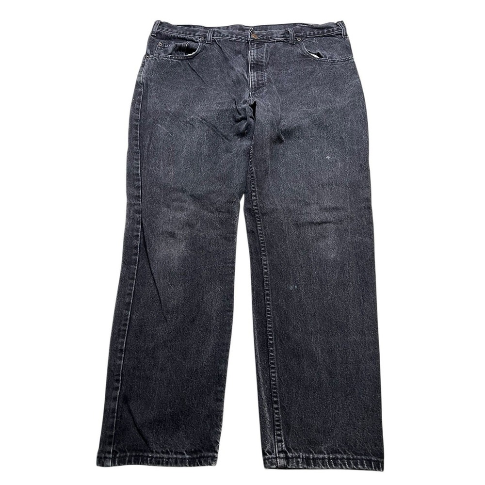 Arizona Jean Co Denim Pants Mens 40x30 Black Vintage 90s Made in‎ USA Straight